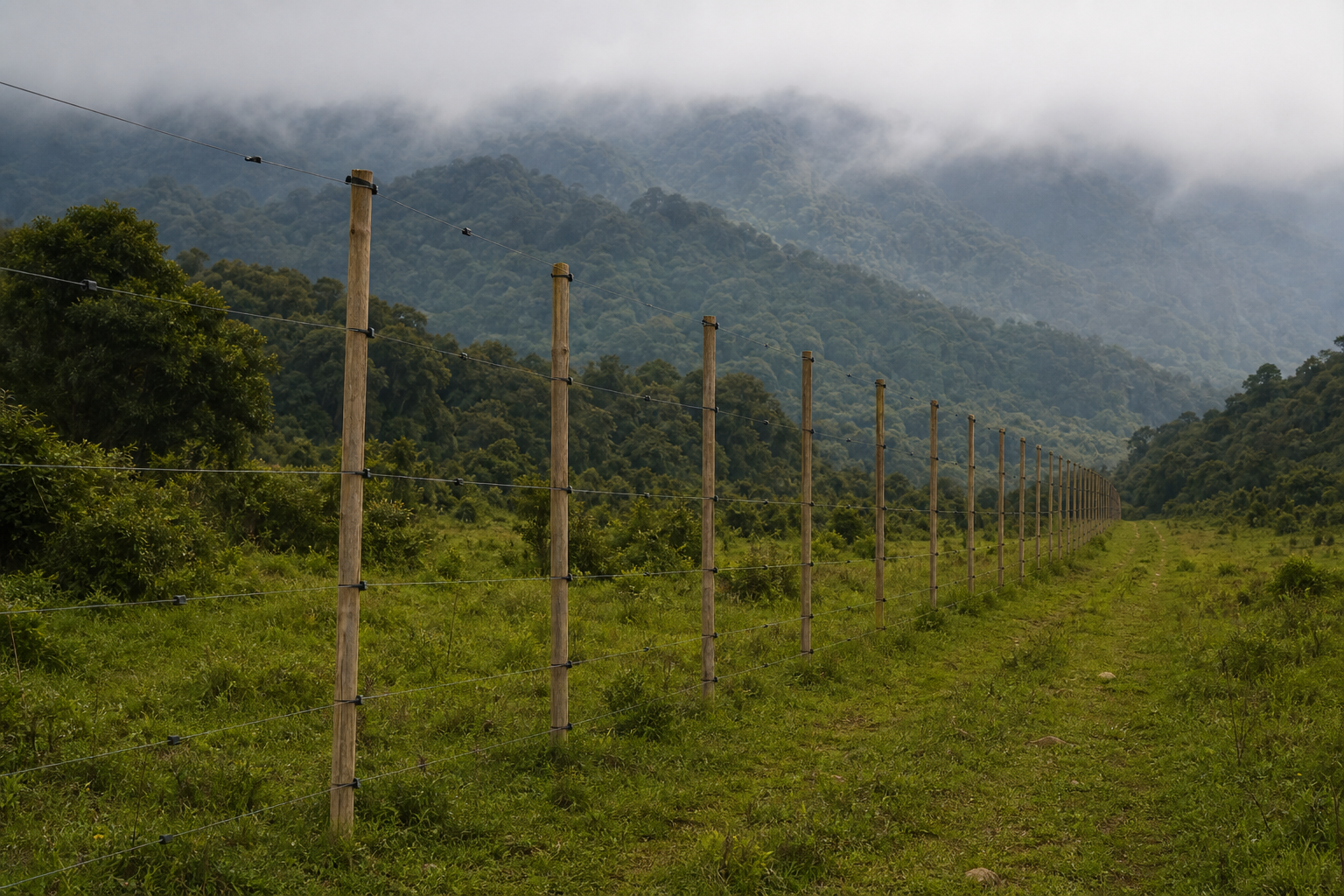 Conservation fencing in the Aberdare landscape